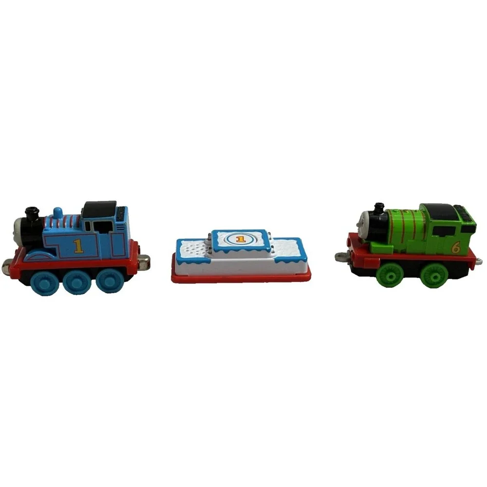 Thomas & Friends Railway Musical Birthday Cake Cargo Car w Thomas Percy Train